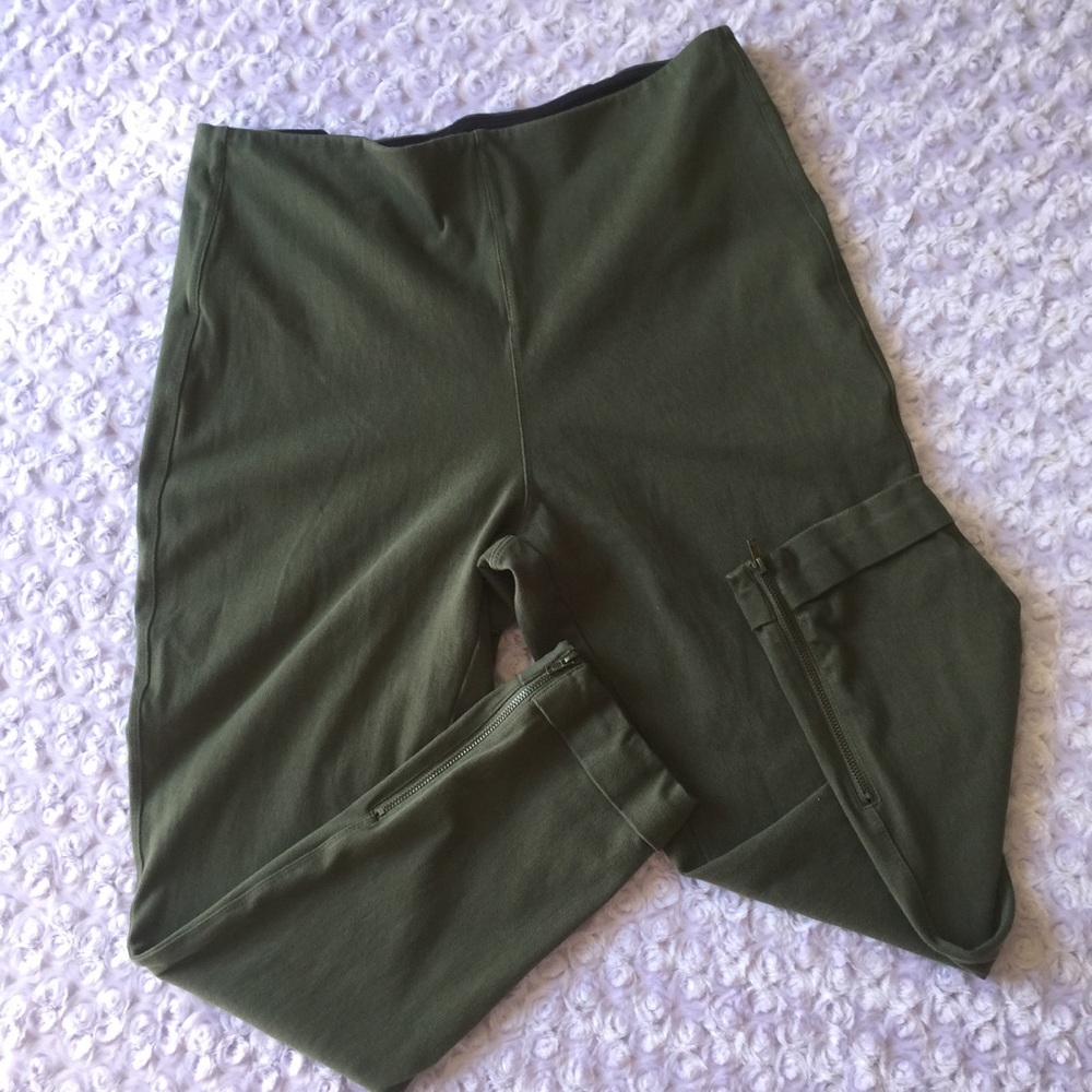 Lysse Pull On Zip Ankle Denim Cuffed Crop Pants - Picture 4 of 8
